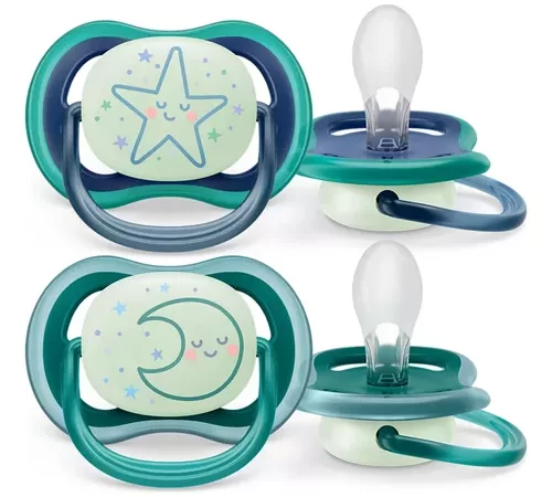SCF 376/13 CHUPETE ULTRA AIR Deco NIGHTIME 6-18m NENE x2